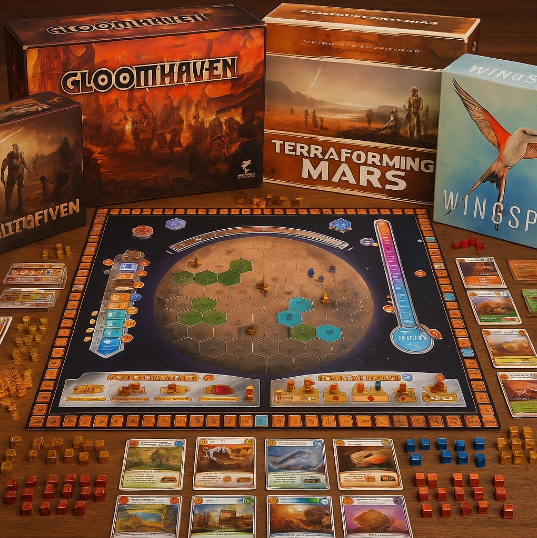 Board game tracking dashboard